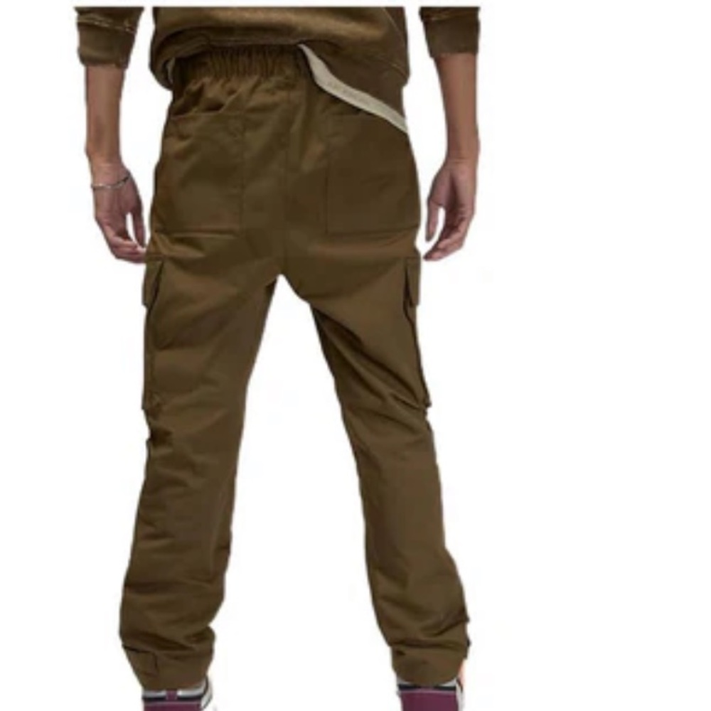 Air Jordan Essential Utility Cargo Khaki Straight Leg Pants Large - Picture 2 of 6